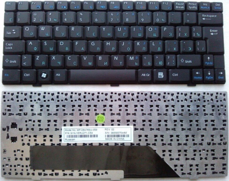 Детальная картинка Клавиатура для MSI Wind U90 U100 U120 от магазина NBS Parts
