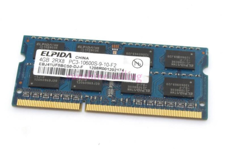 Детальная картинка Оперативная память ELPIDA 4GB PC3-10600S 1333MHz (Я073) от магазина NBS Parts  Детальная картинка Оперативная память ELPIDA 4GB PC3-10600S 1333MHz (Я073) от магазина NBS Parts
