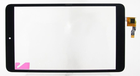 Детальная картинка Сенсор Alcatel OT-P320X+рамка (Pop 8) Черный от магазина NBS Parts