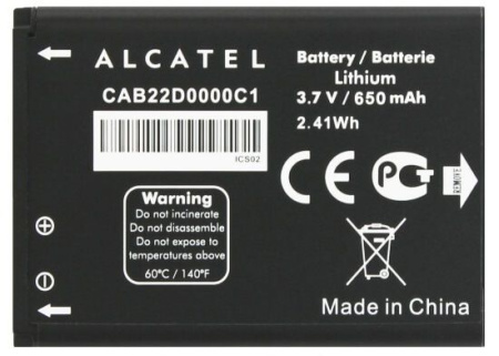 Детальная картинка АКБ Alcatel 2012D CAB22D0000C1 от магазина NBS Parts Детальная картинка АКБ Alcatel 2012D CAB22D0000C1 от магазина NBS Parts