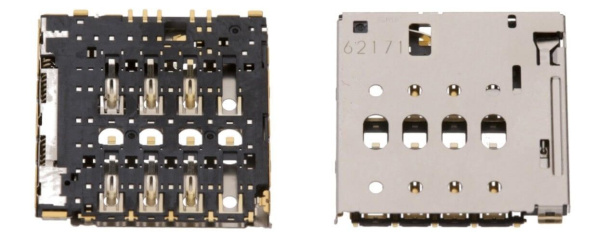 Картинка Коннектор SIM Alcatel OT-8050D от магазина NBS Parts Картинка Коннектор SIM Alcatel OT-8050D от магазина NBS Parts