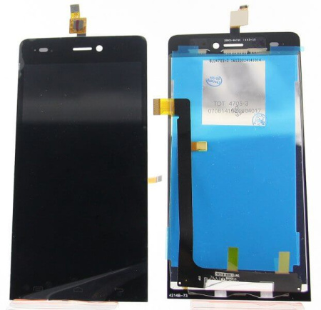 Детальная картинка Дисплей Explay Indigo в сборе с тачскрином черный от магазина NBS Parts