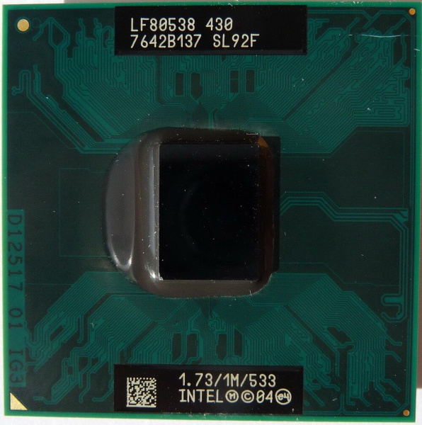 Картинка Intel Celeron M 430 SL92F (Я091) от магазина NBS Parts Картинка Intel Celeron M 430 SL92F (Я091) от магазина NBS Parts