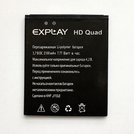 Картинка АКБ Explay HD (2100mAh 7.77w) от магазина NBS Parts