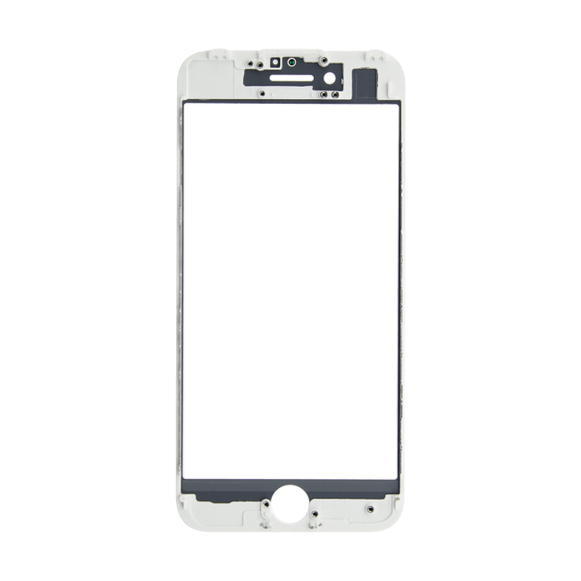 Картинка Стекло iPhone 7 + рамка + ОСА белое от магазина NBS Parts Картинка Стекло iPhone 7 + рамка + ОСА белое от магазина NBS Parts