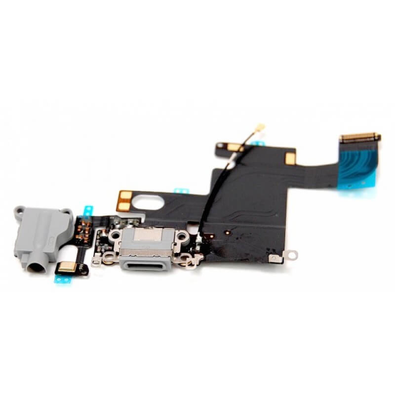 Картинка Шлейф iPhone 6 на системный разъем/разъем гарнитуры/микрофон Серый от магазина NBS Parts Картинка Шлейф iPhone 6 на системный разъем/разъем гарнитуры/микрофон Серый от магазина NBS Parts