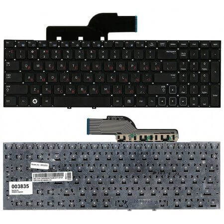 Детальная картинка Клавиатура для Samsung NP300E5A NP300E5V NP300E5C Черная P/n: 9Z.N5QSN.10R, BA5903075 от магазина NBS Parts