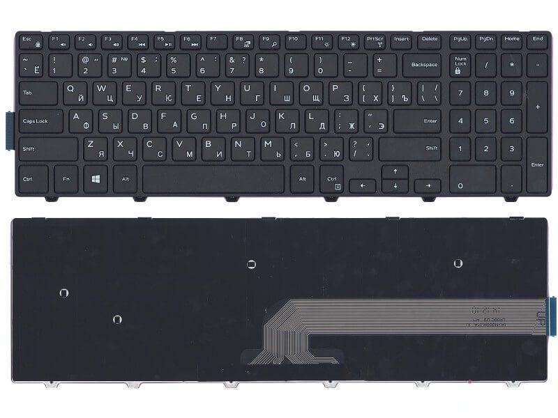 Картинка Клавиатура для Dell 15-3000 15-5000 P/n: PK1313G1A00, PK1313G2A00, V147225AS от магазина NBS Parts