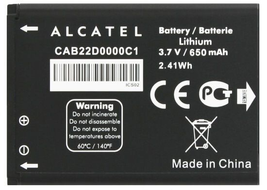 Картинка АКБ Alcatel 2012D CAB22D0000C1 от магазина NBS Parts Картинка АКБ Alcatel 2012D CAB22D0000C1 от магазина NBS Parts