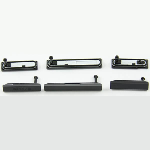Картинка Набор заглушек (USB+MicroSD) Sony C6903 (Z1) Черный от магазина NBS Parts