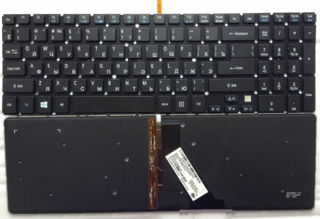 Детальная картинка Клавиатура для Acer V5-552 V5-572 V5-553 V7-581 V7-582 c подсветкой P/N: AEZRP701010 от магазина NBS Parts Детальная картинка Клавиатура для Acer V5-552 V5-572 V5-553 V7-581 V7-582 c подсветкой P/N: AEZRP701010 от магазина NBS Parts