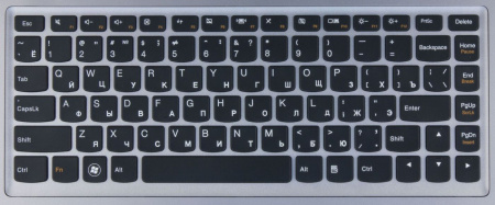 Детальная картинка Клавиатура для Lenovo U410 P/n: 25203740, 25203620, AELZ8700110, 9Z.N7GSQ.A0R, NSK-BCASQ от магазина NBS Parts