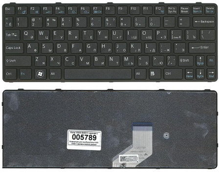 Детальная картинка Клавиатура для Sony SVE11 Черная от магазина NBS Parts