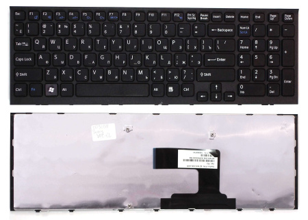 Детальная картинка Клавиатура для Sony VPC-EL Черная P/n: 148969261, 9Z.N5CSW.B0R, 6431486, 904MQ07, 148969211 от магазина NBS Parts Детальная картинка Клавиатура для Sony VPC-EL Черная P/n: 148969261, 9Z.N5CSW.B0R, 6431486, 904MQ07, 148969211 от магазина NBS Parts