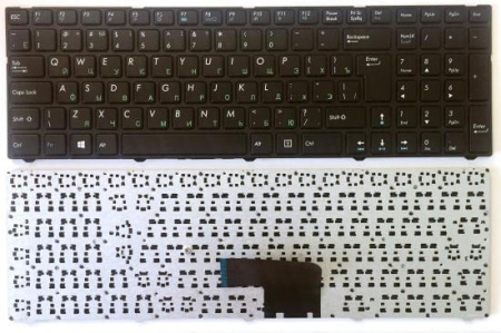 Детальная картинка Клавиатура для DNS Pegatron C15 С рамкой P/N: 0KN0-CN4RU12, MP-13A83SU-5283 от магазина NBS Parts