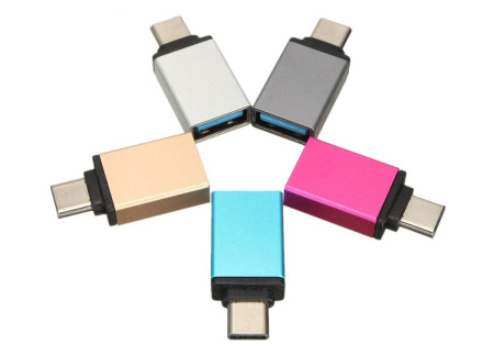 Детальная картинка OTG переходник - USB-C 3.1 Type-C 3.1 цветные от магазина NBS Parts