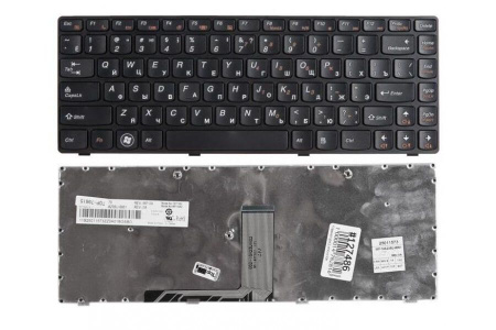 Детальная картинка Клавиатура для Lenovo B470 G470 V470 G470 черная от магазина NBS Parts