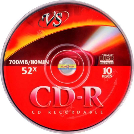 Детальная картинка Диск VS CD-R 700Mb 52x от магазина NBS Parts