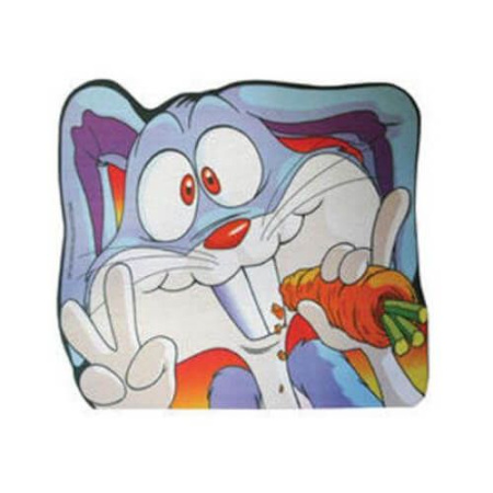 Детальная картинка Коврик для мыши матерчатый, фигурный, кролик, 220 х 250 х 3 мм, BURO от магазина NBS Parts