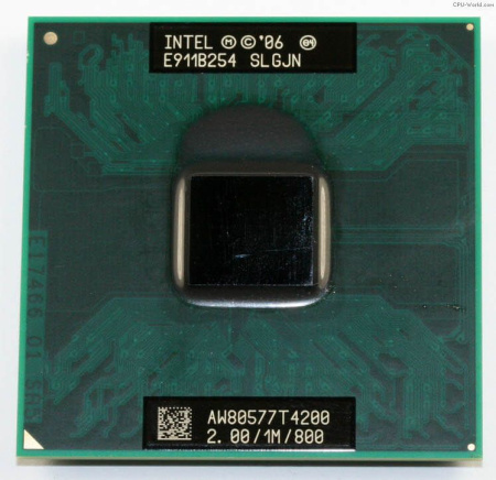 Детальная картинка Intel Pentium Dual-Core Mobile T4200 SLGJN (Я093) от магазина NBS Parts