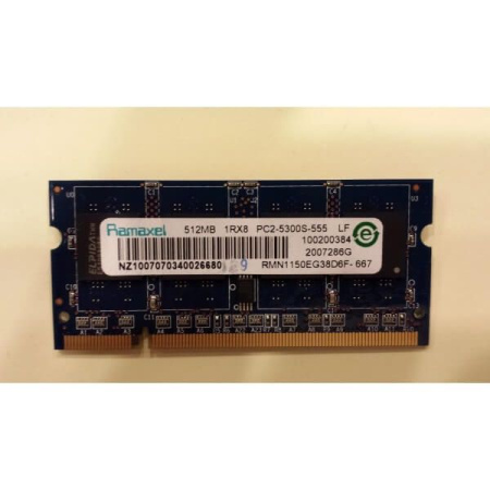Детальная картинка Оперативная память Ramaxel 512MB PC2-5300-555 (Я075) от магазина NBS Parts