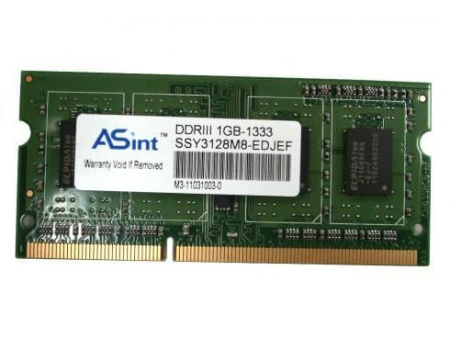 Детальная картинка Оперативная память Asint 1GB PC3 10600 1333Mhz (Я075) (Я085) от магазина NBS Parts Детальная картинка Оперативная память Asint 1GB PC3 10600 1333Mhz (Я075) (Я085) от магазина NBS Parts