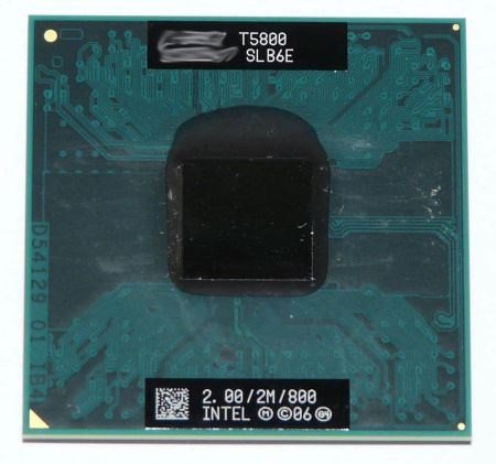 Детальная картинка Intel Core 2 Duo Mobile T5800 SLB6E (Я092) от магазина NBS Parts Детальная картинка Intel Core 2 Duo Mobile T5800 SLB6E (Я092) от магазина NBS Parts