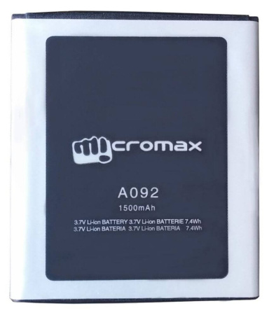 Детальная картинка АКБ Micromax A092 Battery от магазина NBS Parts