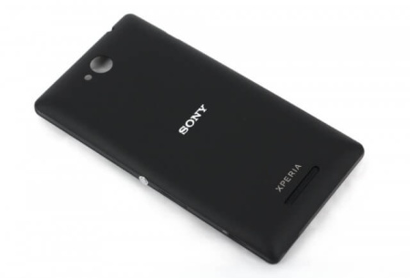 Детальная картинка Задняя крышка Sony C2305 (Xperia C) черная от магазина NBS Parts