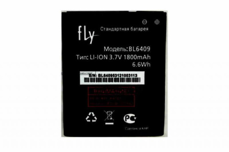 Детальная картинка АКБ Fly BL-6409 от магазина NBS Parts