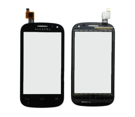 Детальная картинка Сенсор Alcatel OT-4033 черный от магазина NBS Parts