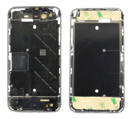 Детальная картинка Средняя часть iphone 4S (серебро) от магазина NBS Parts